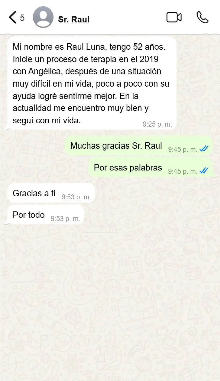 Testimonio de Raúl Luna sobre su proceso terapéutico en Enalzas